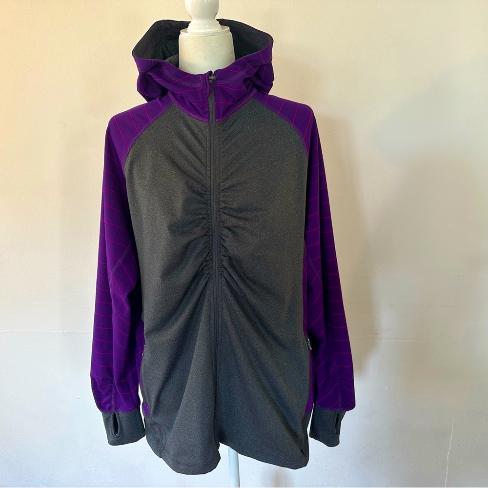 Lands’ End Activewear Lightweight Full Zip Hooded Jacket Women’s Size 2X